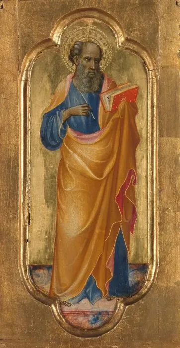 Framed Print : Two Evangelists, c.1407. Creator: Gherardo di Jacopo Framed Print : Two Evangelists, c.1407. Creator: Gherardo di Jacopo