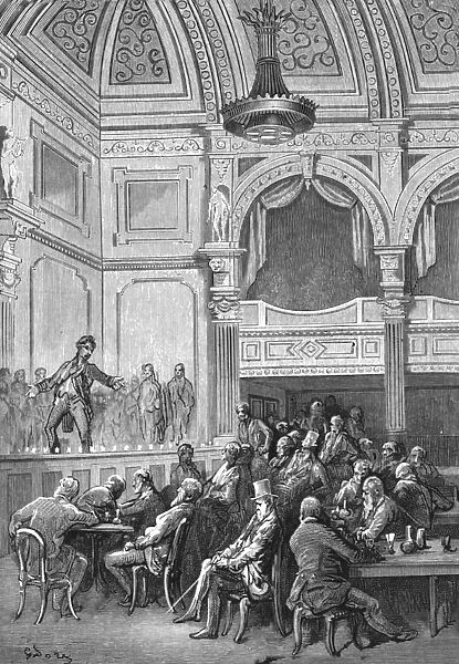 At Evans s, 1872. Creator: Gustave Doré