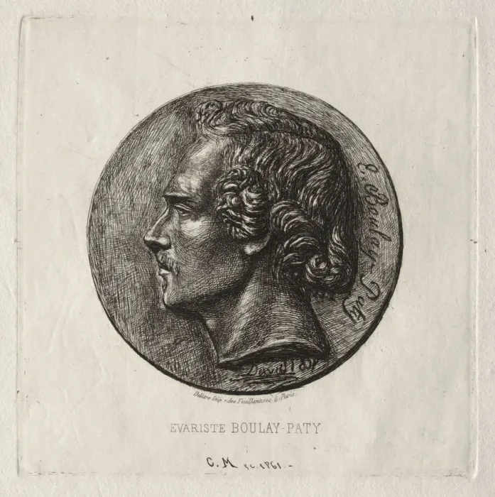 Framed Print : Evariste Boulay-Paty; a Poet, 1861. Creator: Charles Meryon (French, 1821-1868) Framed Print : Evariste Boulay-Paty; a Poet, 1861. Creator: Charles Meryon (French, 1821-1868)