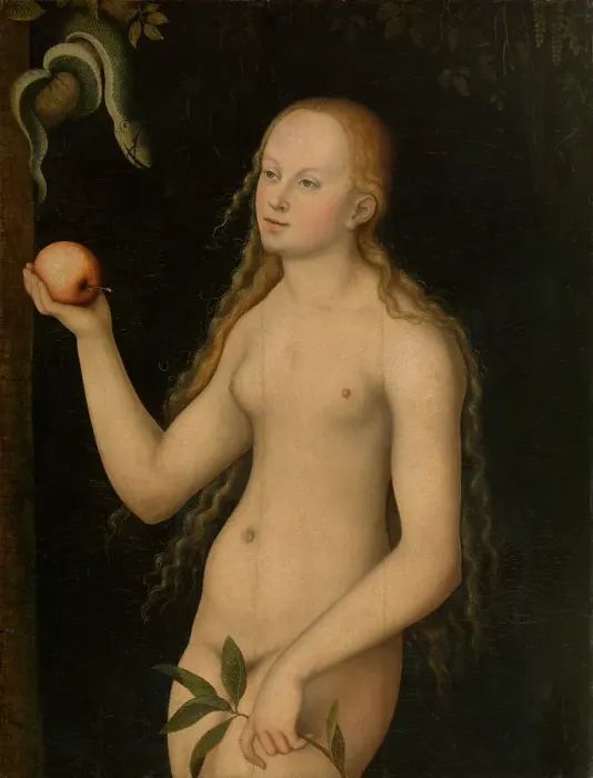 Framed Print : Eve, 1528-1530. Creator: Lucas Cranach the Elder Framed Print : Eve, 1528-1530. Creator: Lucas Cranach the Elder