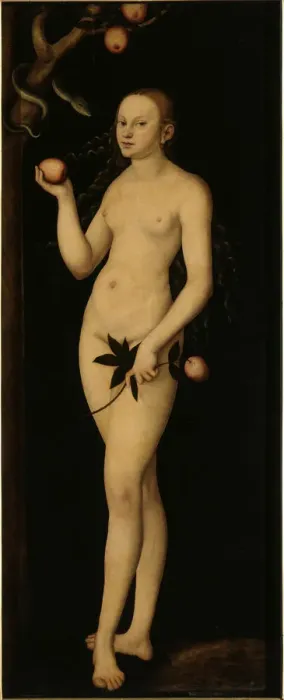 Framed Print : Eve, 1531. Found in the collection of Dresden State Art Collections Framed Print : Eve, 1531. Found in the collection of Dresden State Art Collections