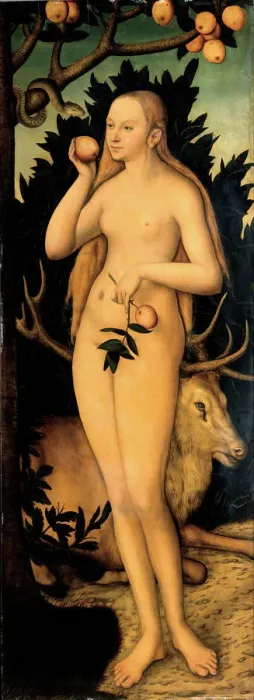 Framed Print : Eve, after 1537. Artist: Cranach, Lucas, the Elder (1472-1553) Framed Print : Eve, after 1537. Artist: Cranach, Lucas, the Elder (1472-1553)