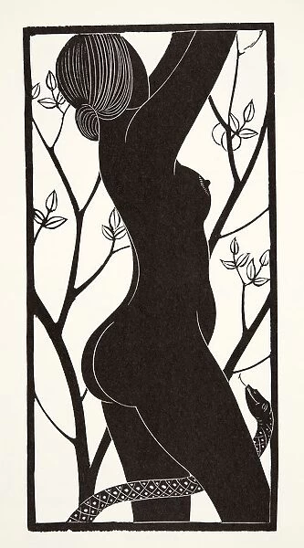 Eve, 1926, (wood engraving)