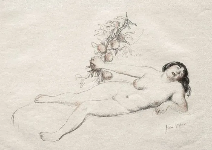 Framed Print : Eve. Creator: Jean Veber (French, 1868-aft 1907) Framed Print : Eve. Creator: Jean Veber (French, 1868-aft 1907)