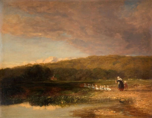 Evening, 1851-1853. Creator: David Cox the elder