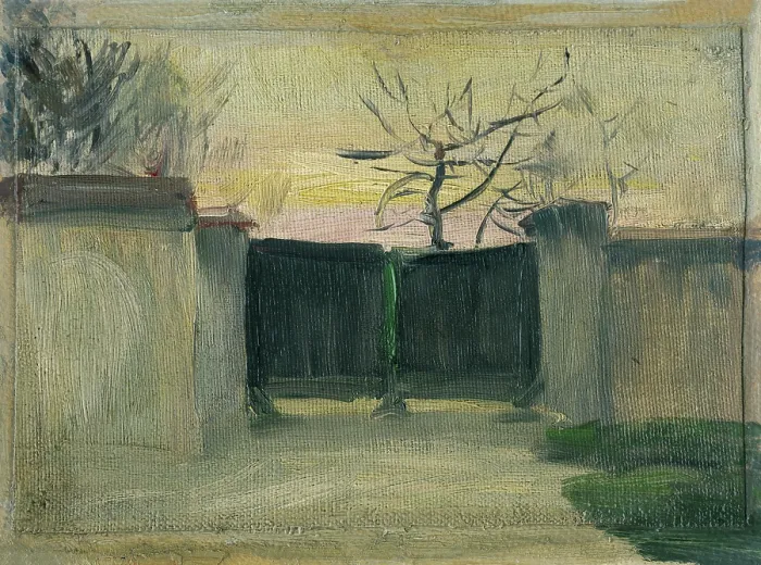 Framed Print : Evening, 1890-1900. Creator: Jozef Hanula Framed Print : Evening, 1890-1900. Creator: Jozef Hanula