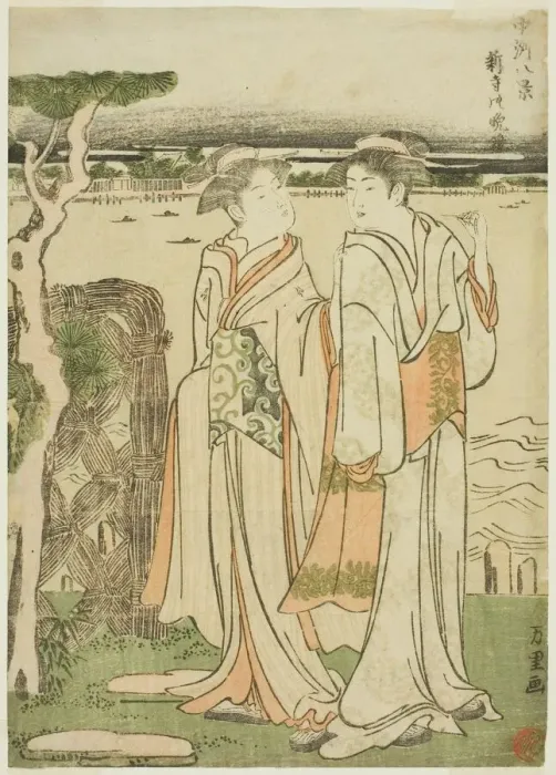 Framed Print : Evening bell at Mii Temple, Japan, Unknown. Creator: Hokusai Framed Print : Evening bell at Mii Temple, Japan, Unknown. Creator: Hokusai