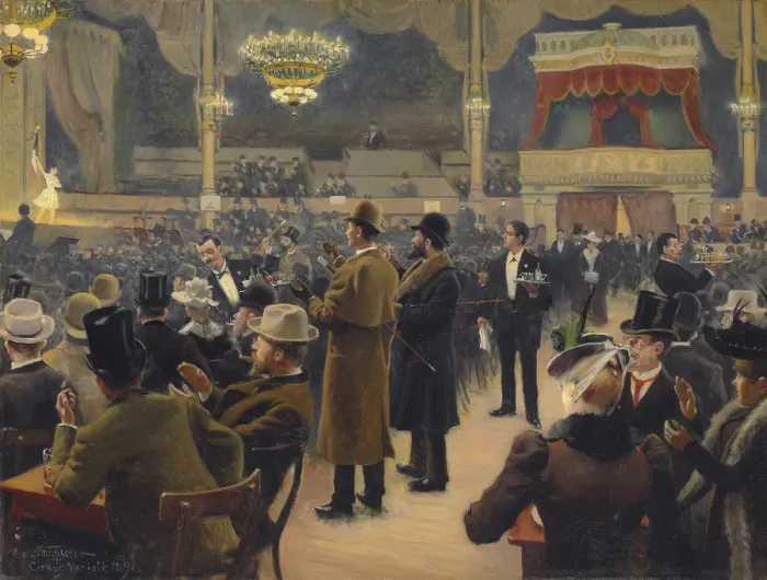 Framed Print : An evening at the Circus in Copenhagen, 1891 Framed Print : An evening at the Circus in Copenhagen, 1891