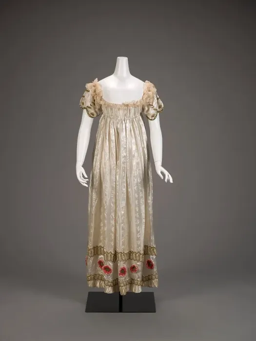 Framed Print : Evening Dress, about 1815. Creator: Unknown