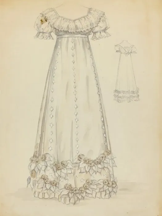 Framed Print : Evening Dress, 1935 / 1942. Creator: Sylvia DeZon Framed Print : Evening Dress, 1935 / 1942. Creator: Sylvia DeZon
