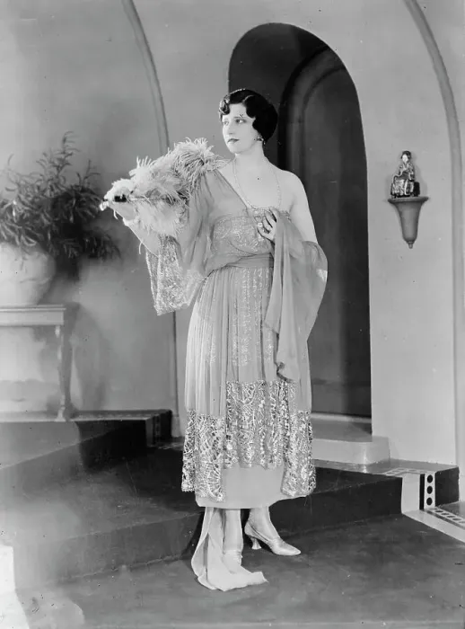 Framed Print : Evening gown, between c1915 and c1920. Creator: Bain News Service Framed Print : Evening gown, between c1915 and c1920. Creator: Bain News Service