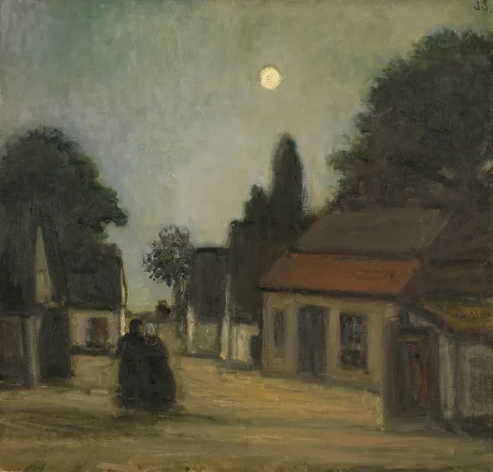 Framed Print : Evening in the Kempen, c1900-1920. Creator: Jakob Smits Framed Print : Evening in the Kempen, c1900-1920. Creator: Jakob Smits