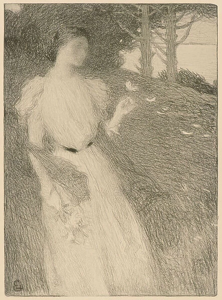 Evening in October, c. 1898. Creator: Laurent, Ernest (1859-1929)