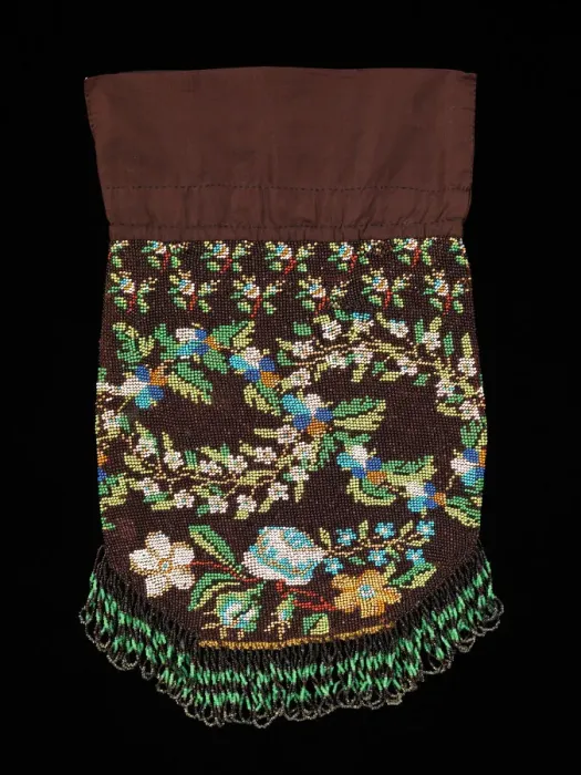 Framed Print : Evening pouch, American, third quarter 19th century. Creator: Unknown Framed Print : Evening pouch, American, third quarter 19th century. Creator: Unknown