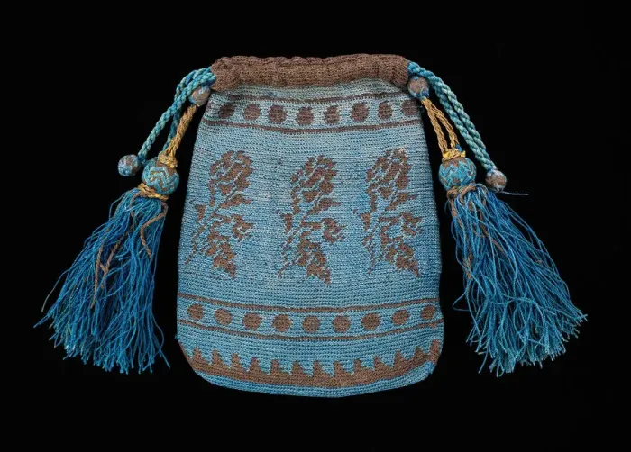 Framed Print : Evening pouch, American, second quarter 19th century. Creator: Unknown Framed Print : Evening pouch, American, second quarter 19th century. Creator: Unknown
