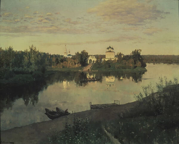 The Evening Ringing, 1892. Artist: Levitan, Isaak Ilyich (1860-1900)