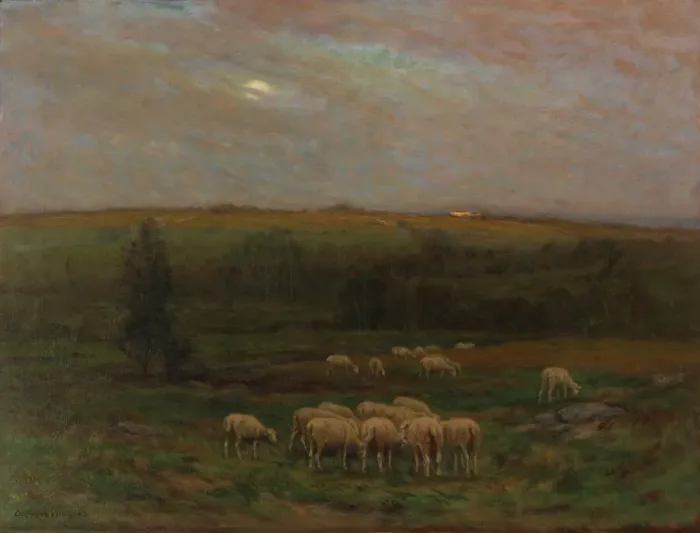 Framed Print : Evening after a Shower, n. d. Creator: Carleton Wiggins Framed Print : Evening after a Shower, n. d. Creator: Carleton Wiggins