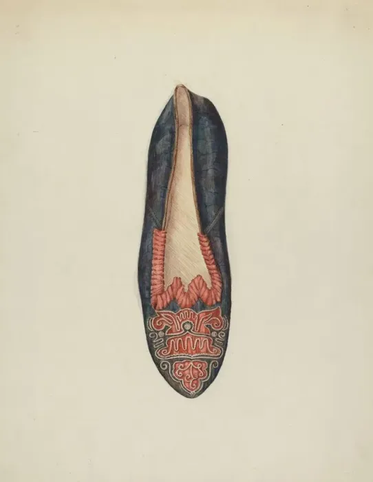 Framed Print : Evening Slipper, c. 1937. Creator: William Kieckhofel Framed Print : Evening Slipper, c. 1937. Creator: William Kieckhofel