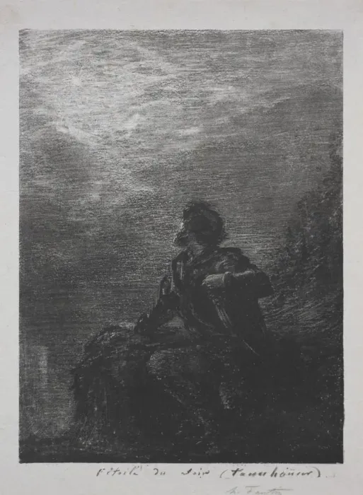 Framed Print : The Evening Star, 1877. Creator: Henri Fantin-Latour (French, 1836-1904) Framed Print : The Evening Star, 1877. Creator: Henri Fantin-Latour (French, 1836-1904)