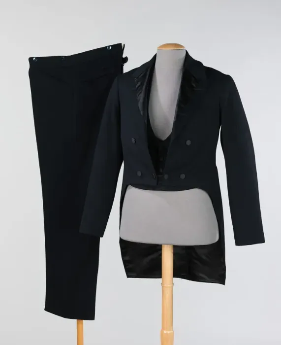 Framed Print : Evening suit, American, ca. 1888. Creator: Unknown Framed Print : Evening suit, American, ca. 1888. Creator: Unknown