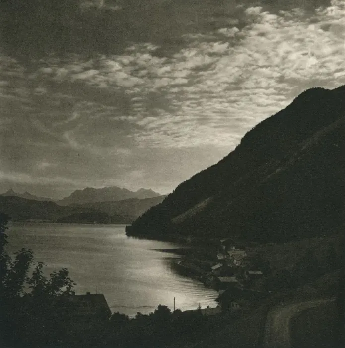 Framed Print : Evening on the Walchensee, 1931. Artist: Kurt Hielscher Framed Print : Evening on the Walchensee, 1931. Artist: Kurt Hielscher