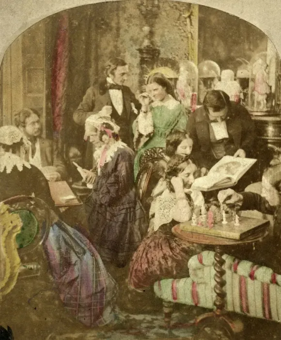 Framed Print : Evenings at Home, 19th century Framed Print : Evenings at Home, 19th century
