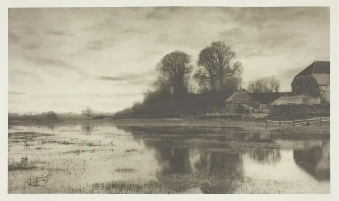 Framed Print : Eventide, c. 1880 / 90, printed April 1890. Creator: J. B. B. Wellington Framed Print : Eventide, c. 1880 / 90, printed April 1890. Creator: J. B. B. Wellington