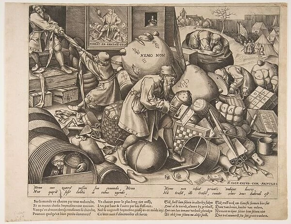Everyman, ca. 1558. Creator: Pieter van der Heyden