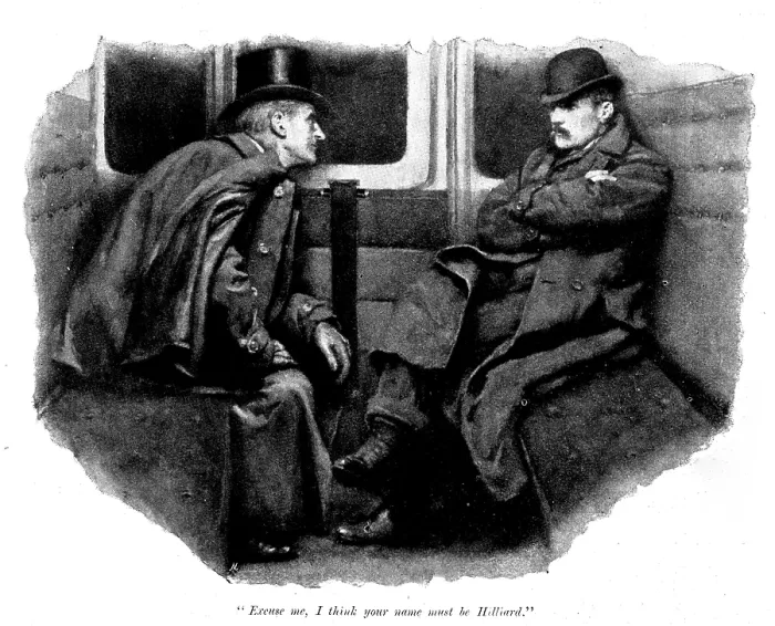Framed Print : Eve's Ransom: 'Excuse me, I think your name must be Hilliard', 1895 Framed Print : Eve's Ransom: 'Excuse me, I think your name must be Hilliard', 1895