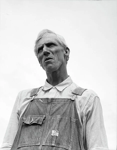 An evicted Arkansas sharecropper now settled at Hill House, Mississippi, 1936. Creator: Dorothea Lange