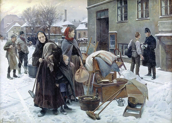 Evicted Tenants, 1892. Creator: Erik Henningsen