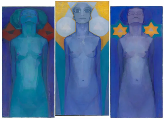 Framed Print : Evolution, 1911. Creator: Mondrian, Piet (1872-1944) Framed Print : Evolution, 1911. Creator: Mondrian, Piet (1872-1944)