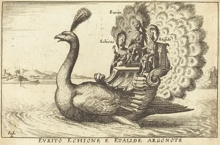 Framed Print : Evrito Echione e Etalide Argonote. Creator: Balthasar Moncornet Framed Print : Evrito Echione e Etalide Argonote. Creator: Balthasar Moncornet