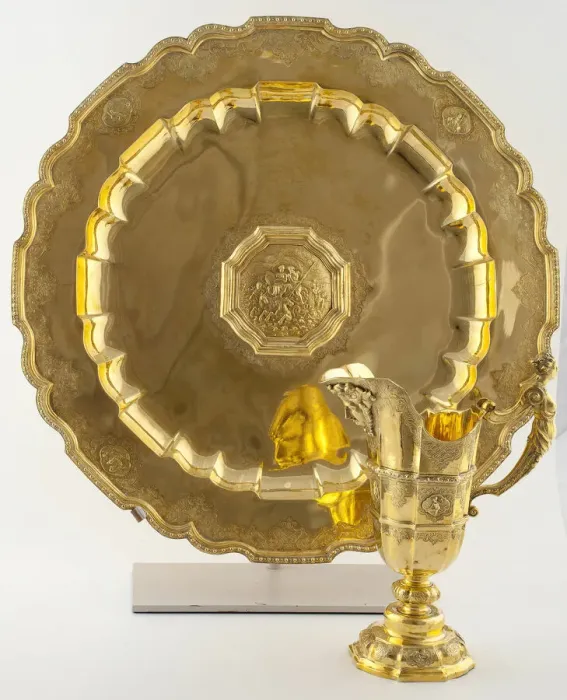 Framed Print : Ewer and Basin, Augsburg, c. 1720. Creator: Johan Erhard Heuglin II Framed Print : Ewer and Basin, Augsburg, c. 1720. Creator: Johan Erhard Heuglin II