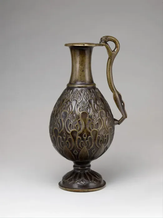 Framed Print : Ewer with a Feline-Shaped Handle, Iran, 7th century. Creator: Unknown Framed Print : Ewer with a Feline-Shaped Handle, Iran, 7th century. Creator: Unknown