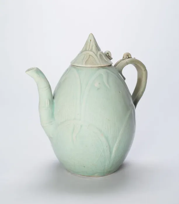 Framed Print : Ewer in the Form of a Bamboo Shoot, Korea, Goryeo dynasty (918-1392), mid-12th century Framed Print : Ewer in the Form of a Bamboo Shoot, Korea, Goryeo dynasty (918-1392), mid-12th century