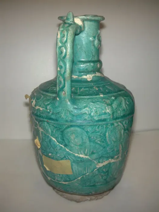 Framed Print : Ewer with Molded Inscriptions, Animals and Dancers, Iran Framed Print : Ewer with Molded Inscriptions, Animals and Dancers, Iran