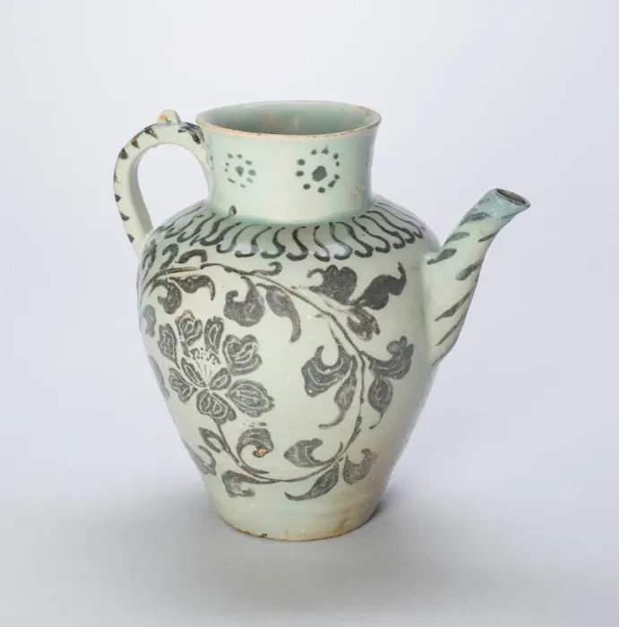 Framed Print : Ewer with Peonies and Scrolling Leaves, Korea, Goryeo dynasty (918-1392) Framed Print : Ewer with Peonies and Scrolling Leaves, Korea, Goryeo dynasty (918-1392)