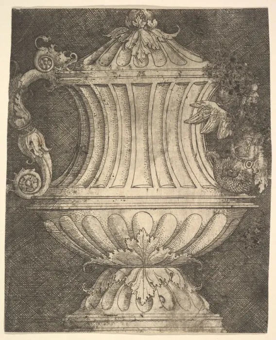 Framed Print : Ewer with a Siren. n. d. Creator: Albrecht Altdorfer Framed Print : Ewer with a Siren. n. d. Creator: Albrecht Altdorfer