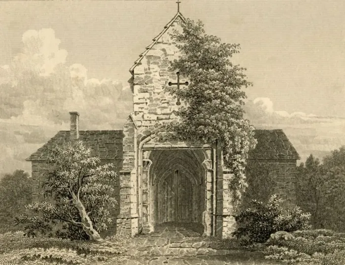 Framed Print : Ewhurst Gateway, 1835. Creator: Unknown Framed Print : Ewhurst Gateway, 1835. Creator: Unknown