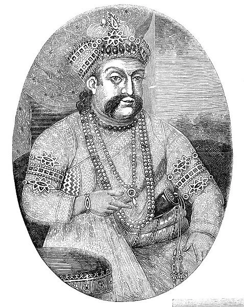 The Ex-King of Oude (Lucknow), 1857. Creator: Unknown