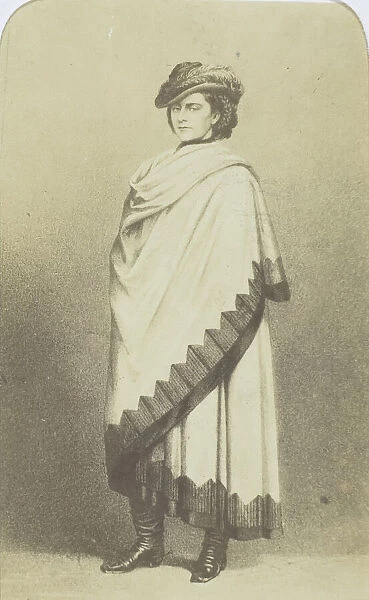 Ex-Queen of Naples, 1860-69. Creators: Henri Alexis Omer Tournier, Charles Paul Furne