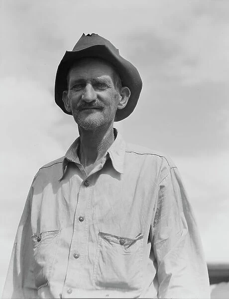 Ex-tenant farmer on relief grant in the Imperial Valley, California, 1937. Creator: Dorothea Lange