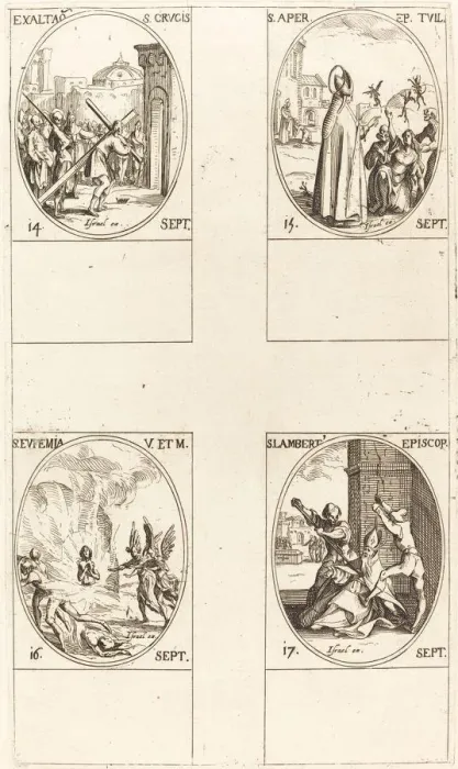 Framed Print : Exaltation of the Holy Cross; St. Aper; St. Euphemia; St. Lambert Framed Print : Exaltation of the Holy Cross; St. Aper; St. Euphemia; St. Lambert