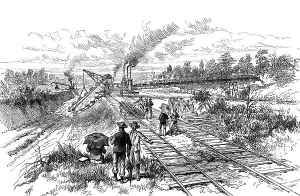 Excavating the Panama Canal, 1888