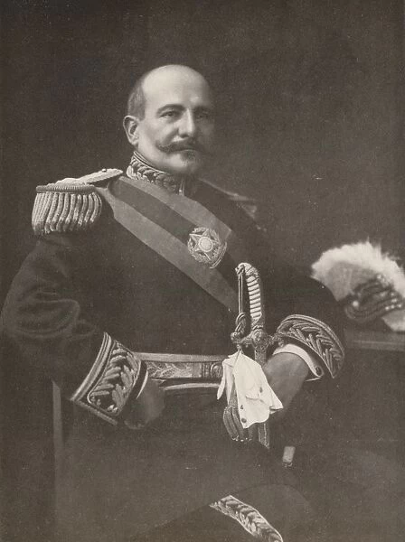 His Excellency Marshal Hermes Rodrigues da Fonseca, 1914. Artist: Huebner & Amara