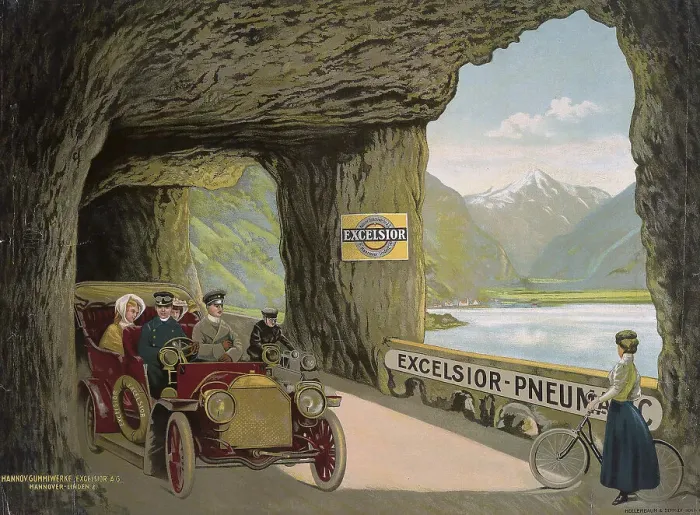 Framed Print : Excelsior Pneumatic, c 1910. Creator: Anonymous Framed Print : Excelsior Pneumatic, c 1910. Creator: Anonymous