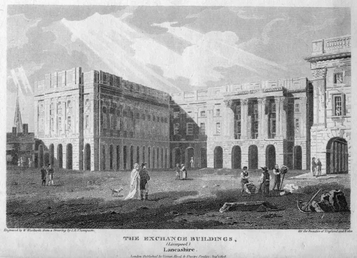 Framed Print : The Exchange Buildings, (Liverpool), Lancashire, August 1808 Framed Print : The Exchange Buildings, (Liverpool), Lancashire, August 1808