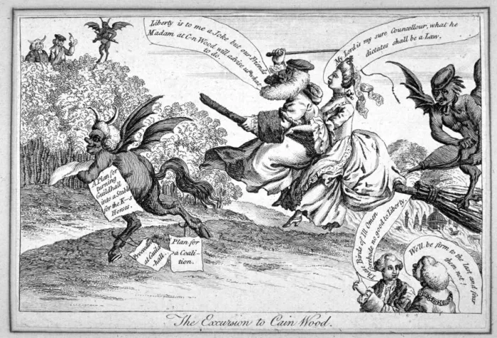 Framed Print : The excursion to Cain Wood, 1771 Framed Print : The excursion to Cain Wood, 1771