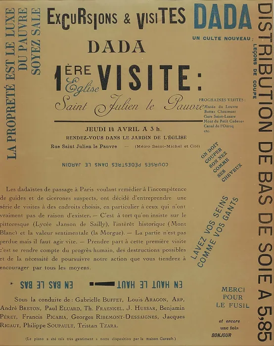 Framed Print : Excursions et visites dada. 1ere visite: Eglise Saint Julien le Pauvre, 1921. Creator: Historic Object Framed Print : Excursions et visites dada. 1ere visite: Eglise Saint Julien le Pauvre, 1921. Creator: Historic Object